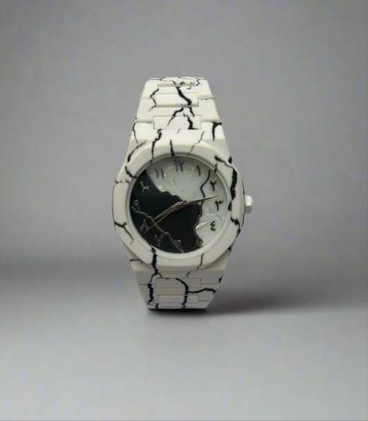 White Marble Arabic Aura